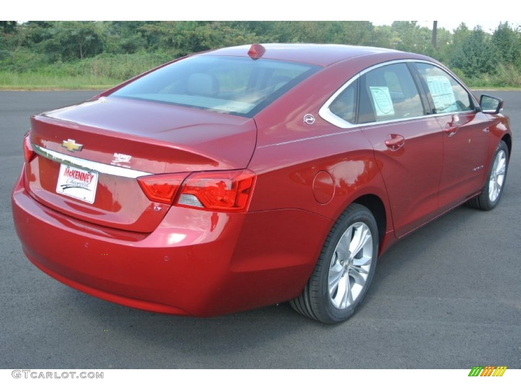 2014 Impala LT - Crystal Red Tintcoat / Jet Black photo #5