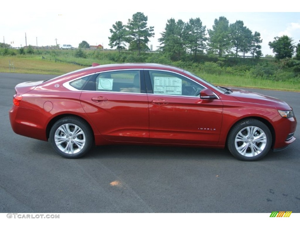 2014 Impala LT - Crystal Red Tintcoat / Jet Black photo #6