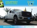 2012 Oxford White Ford F350 Super Duty XL Crew Cab 4x4 Dually  photo #1