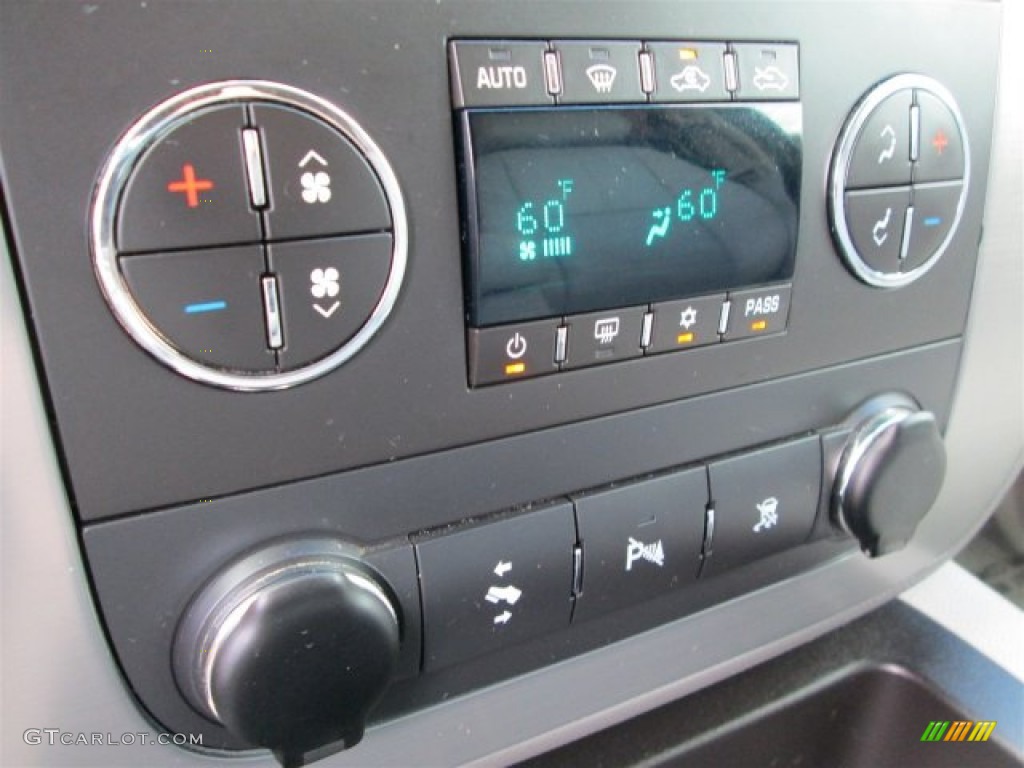 2010 Sierra 1500 SLT Crew Cab - Storm Gray Metallic / Dark Titanium/Light Titanium photo #13