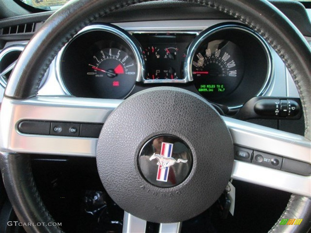 2008 Mustang GT Premium Coupe - Vapor Silver Metallic / Dark Charcoal photo #18