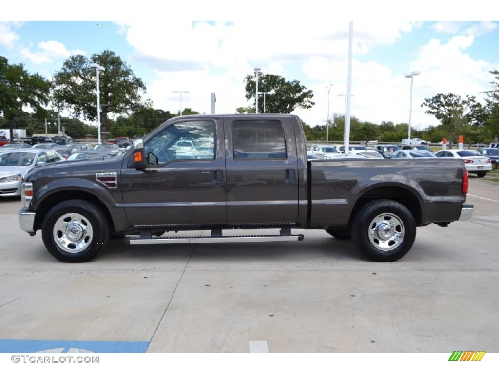 2009 F350 Super Duty XL Crew Cab - Sterling Grey Metallic / Medium Stone photo #2
