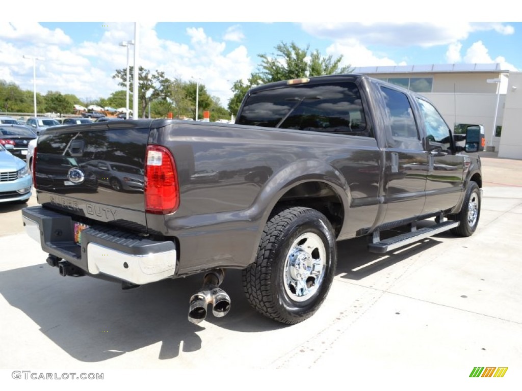 2009 F350 Super Duty XL Crew Cab - Sterling Grey Metallic / Medium Stone photo #5