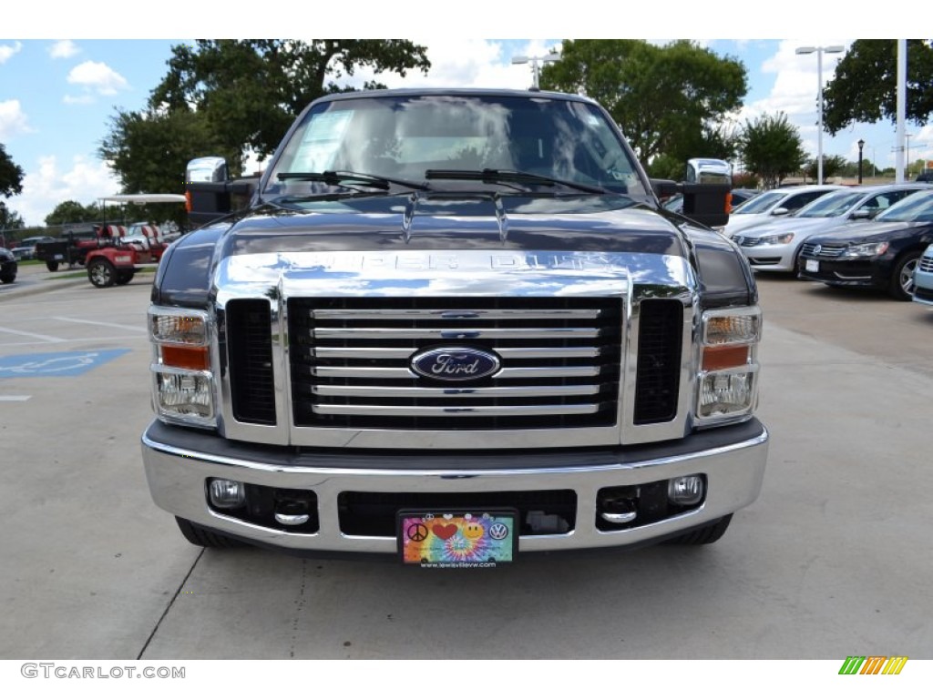 2009 F350 Super Duty XL Crew Cab - Sterling Grey Metallic / Medium Stone photo #8