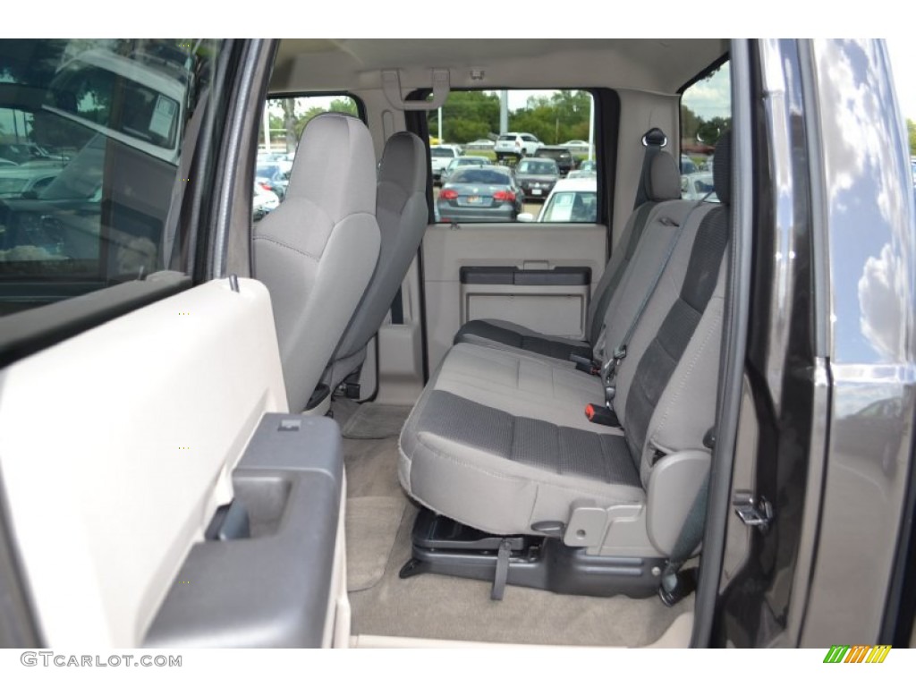 2009 F350 Super Duty XL Crew Cab - Sterling Grey Metallic / Medium Stone photo #12