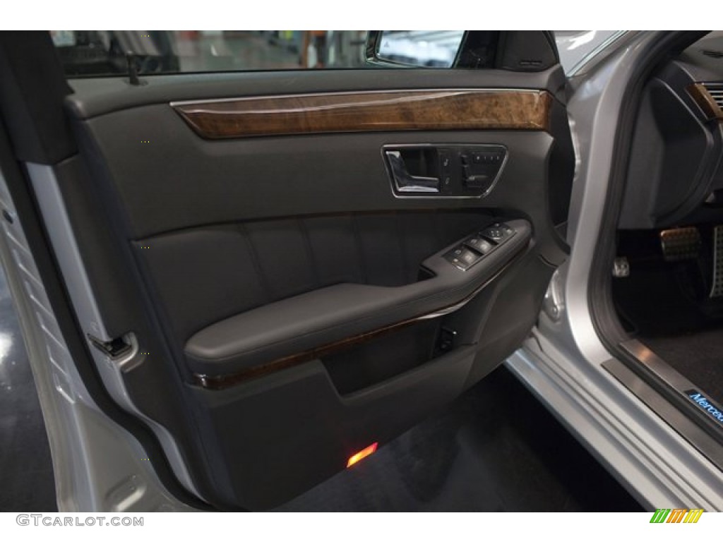 2010 Mercedes-Benz E 63 AMG Sedan Black Door Panel Photo #85548638