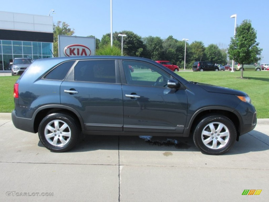 2011 Sorento LX AWD - Pacific Blue / Gray photo #2