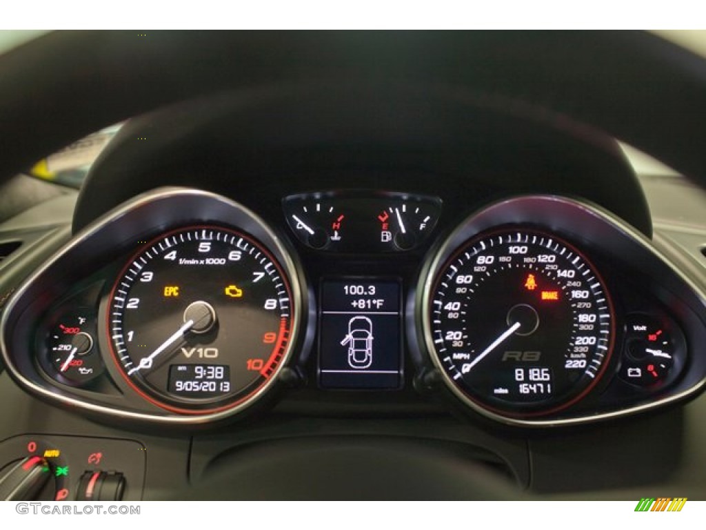 2011 Audi R8 5.2 FSI quattro Gauges Photo #85549958