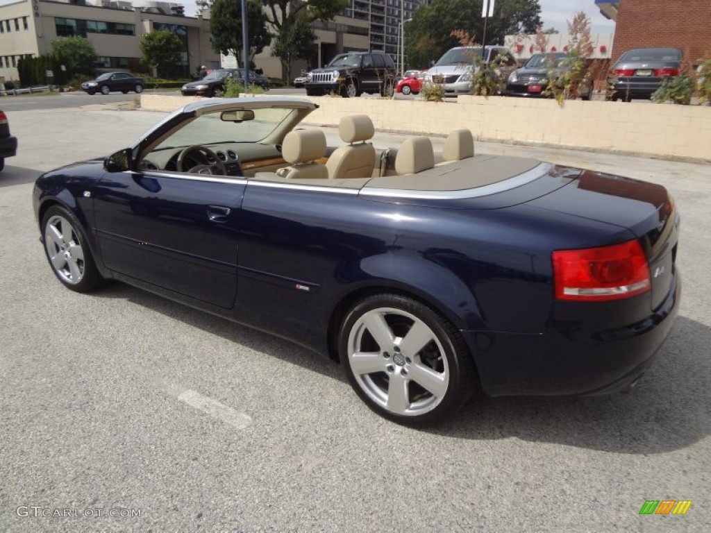 Moro Blue Pearl Effect 2009 Audi A4 3.2 quattro Cabriolet Exterior Photo #85550528