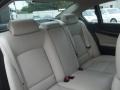2010 BMW 7 Series Oyster/Black Nappa Leather Interior Rear Seat Photo