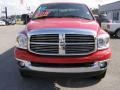 2008 Flame Red Dodge Ram 3500 Big Horn Edition Quad Cab 4x4  photo #8