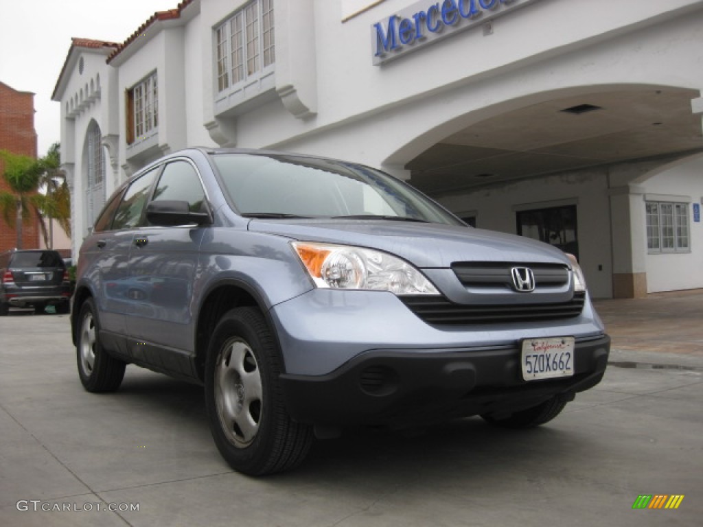 2007 CR-V LX - Glacier Blue Metallic / Gray photo #1