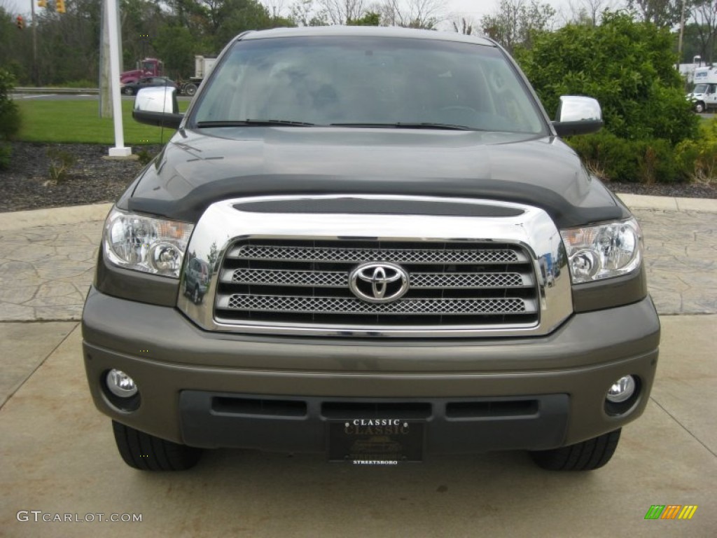 2008 Tundra Limited Double Cab 4x4 - Pyrite Mica / Beige photo #2