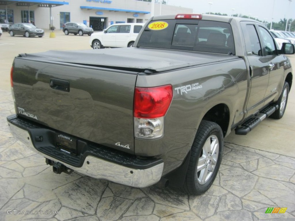 2008 Tundra Limited Double Cab 4x4 - Pyrite Mica / Beige photo #5