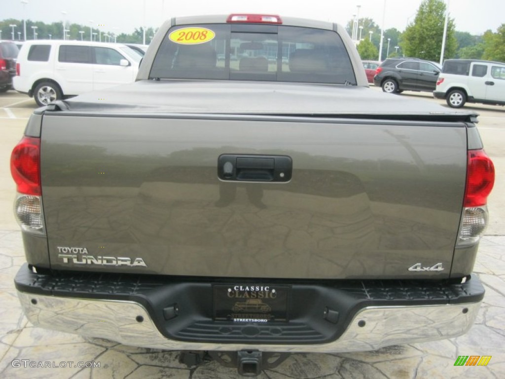 2008 Tundra Limited Double Cab 4x4 - Pyrite Mica / Beige photo #6