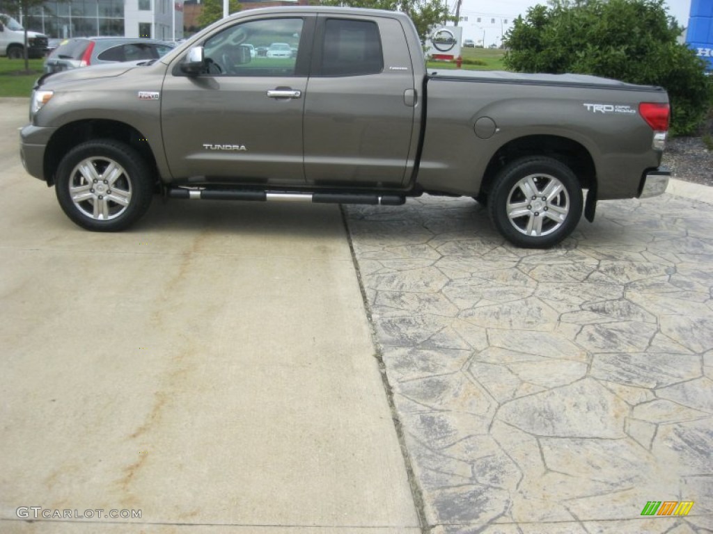 2008 Tundra Limited Double Cab 4x4 - Pyrite Mica / Beige photo #8