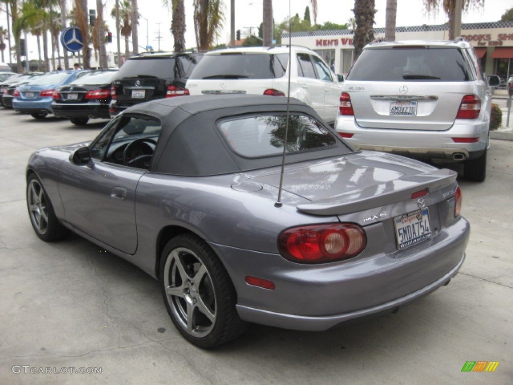 2004 MX-5 Miata MAZDASPEED Roadster - Titanium Gray Metallic / Black/Red photo #4