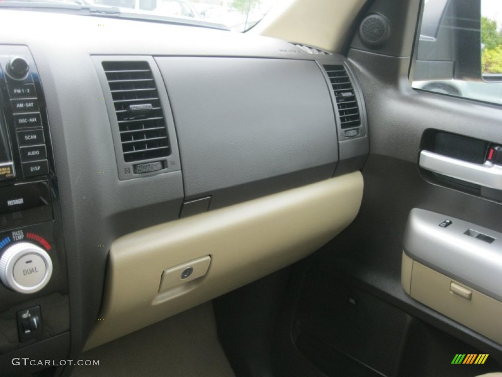 2008 Tundra Limited Double Cab 4x4 - Pyrite Mica / Beige photo #30