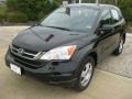 2010 Crystal Black Pearl Honda CR-V LX AWD  photo #1