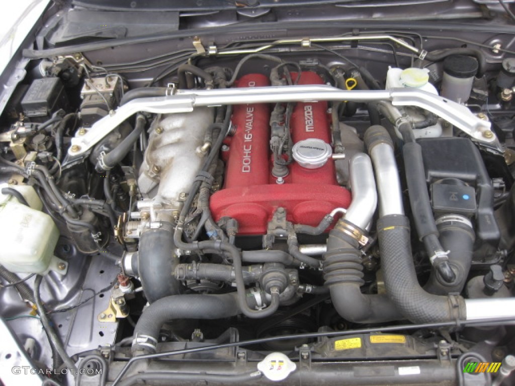 2004 MX-5 Miata MAZDASPEED Roadster - Titanium Gray Metallic / Black/Red photo #21