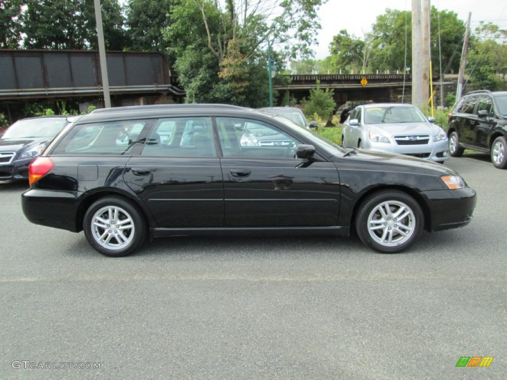 Obsidian Black Pearl 2005 Subaru Legacy 2.5i Limited Wagon Exterior Photo #85554447