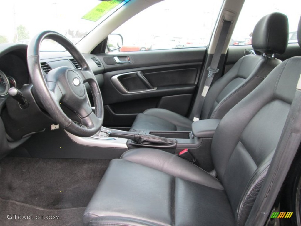 Charcoal Black Interior 2005 Subaru Legacy 2.5i Limited Wagon Photo #85554686