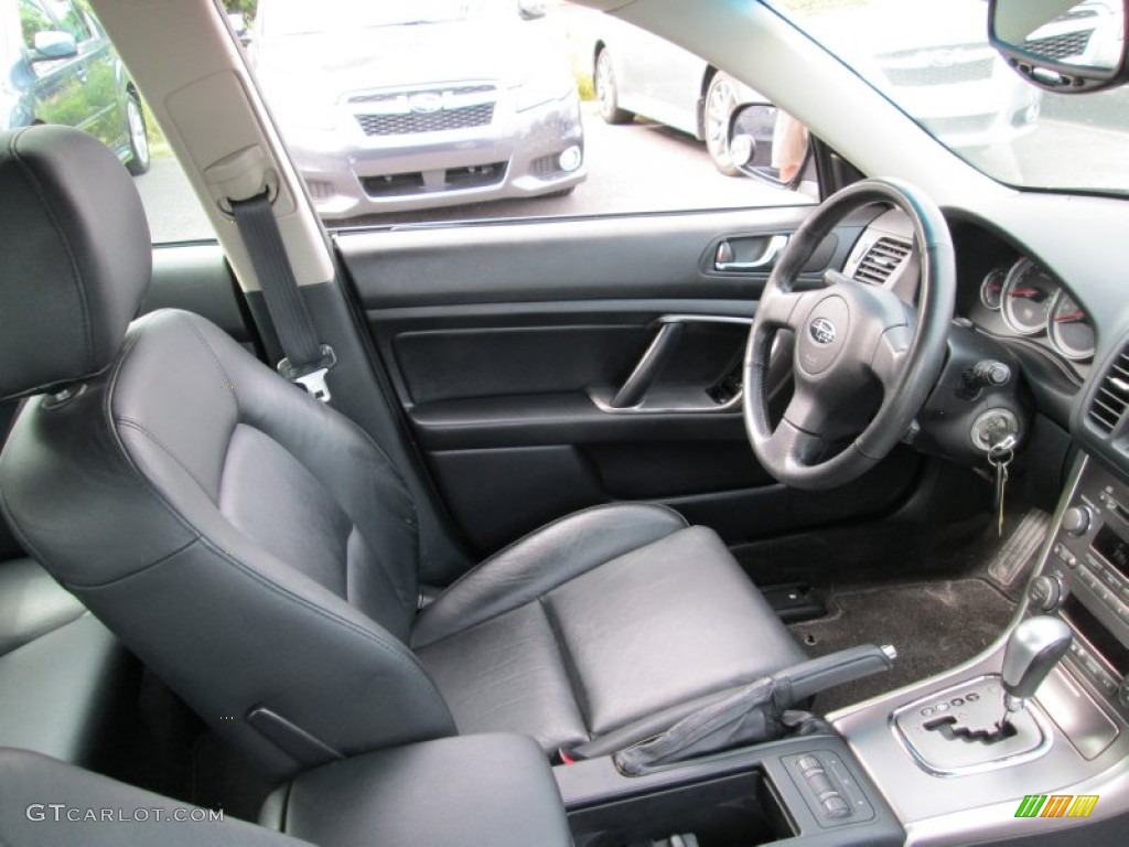 Charcoal Black Interior 2005 Subaru Legacy 2.5i Limited Wagon Photo #85554719
