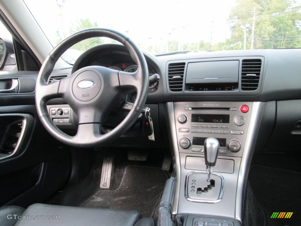 2005 Subaru Legacy 2.5i Limited Wagon Charcoal Black Dashboard Photo #85554743