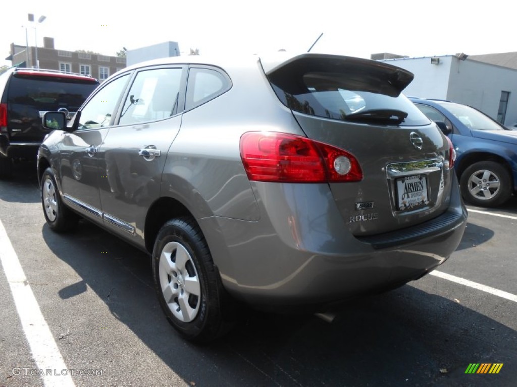 2011 Rogue S AWD - Gotham Gray Metallic / Gray photo #4