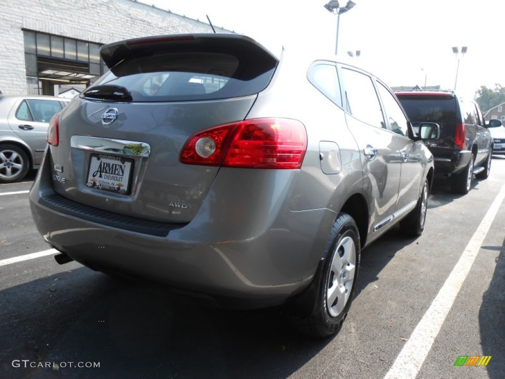2011 Rogue S AWD - Gotham Gray Metallic / Gray photo #6