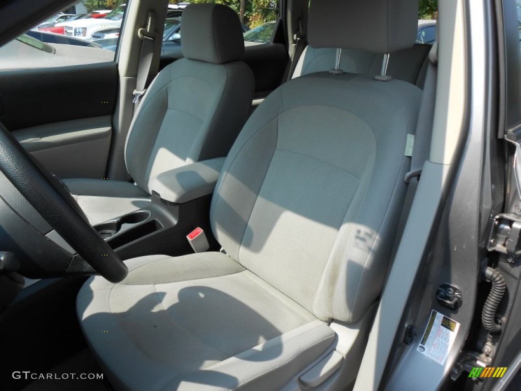 2011 Rogue S AWD - Gotham Gray Metallic / Gray photo #9