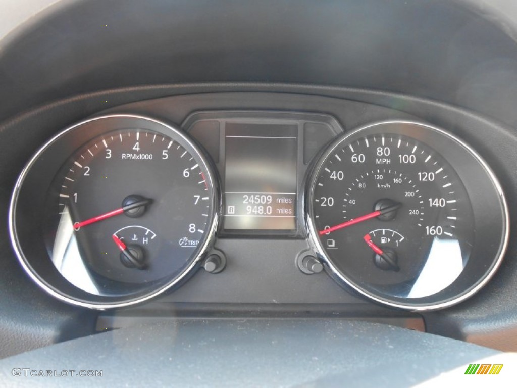 2011 Rogue S AWD - Gotham Gray Metallic / Gray photo #23