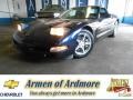 2000 Navy Blue Metallic Chevrolet Corvette Coupe  photo #1