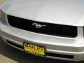 2005 Satin Silver Metallic Ford Mustang V6 Premium Convertible  photo #1