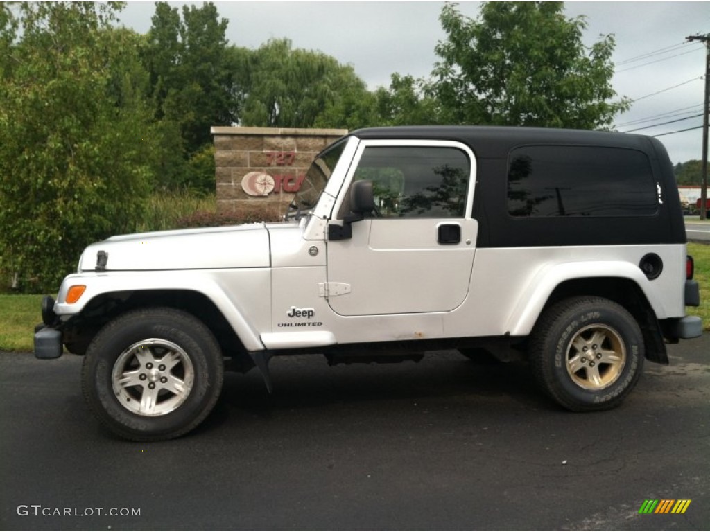 Bright Silver Metallic Jeep Wrangler