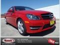 2014 Mars Red Mercedes-Benz C 250 Coupe  photo #1