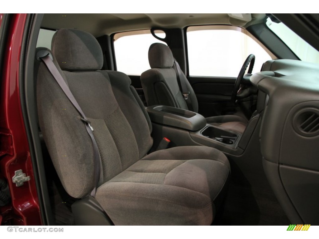 Dark Charcoal Interior 2006 Chevrolet Silverado 1500 LT Crew Cab 4x4 Photo #85555856