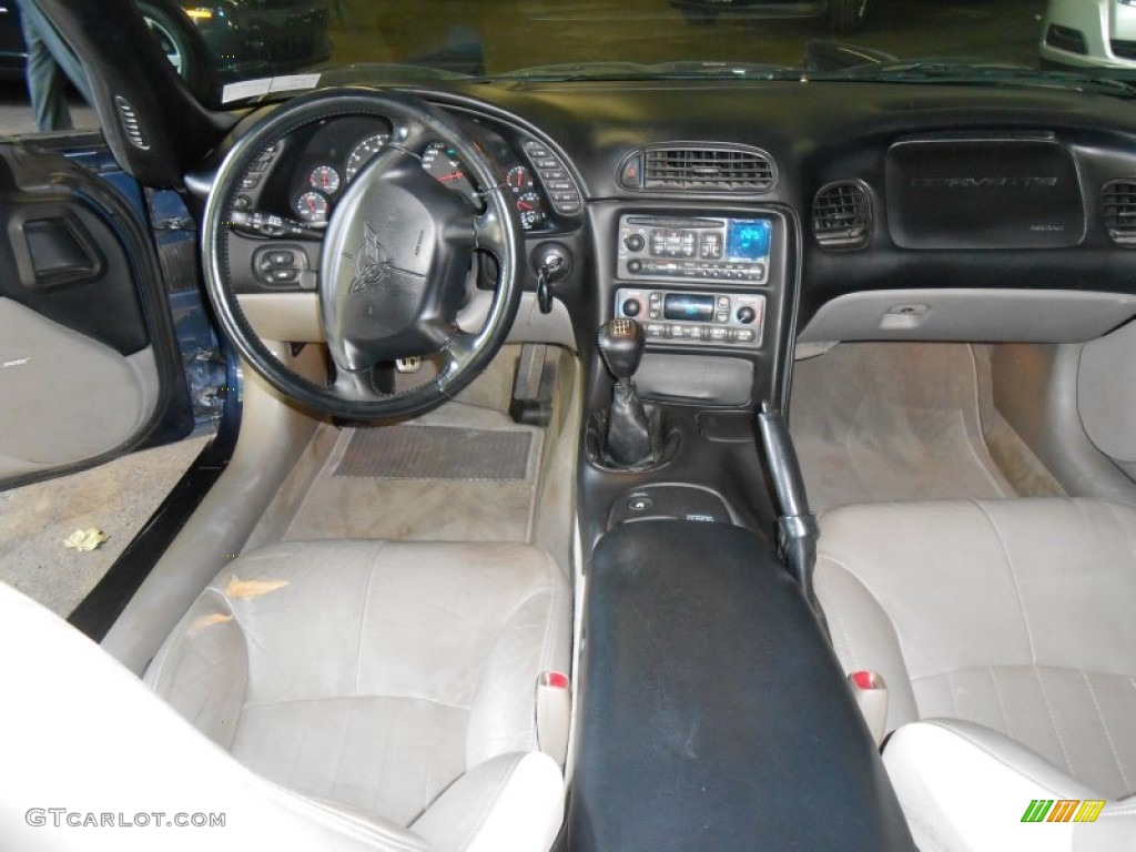 2000 Corvette Coupe - Navy Blue Metallic / Light Oak photo #20