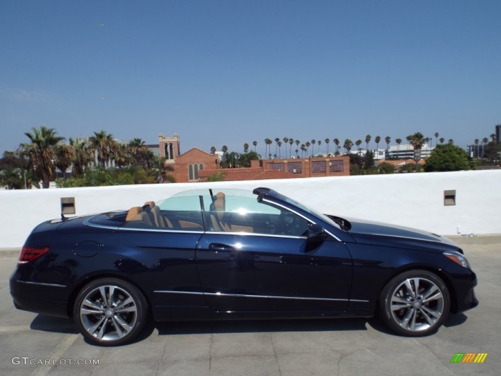 Lunar Blue Metallic 2014 Mercedes-Benz E 350 Cabriolet Exterior Photo #85556285