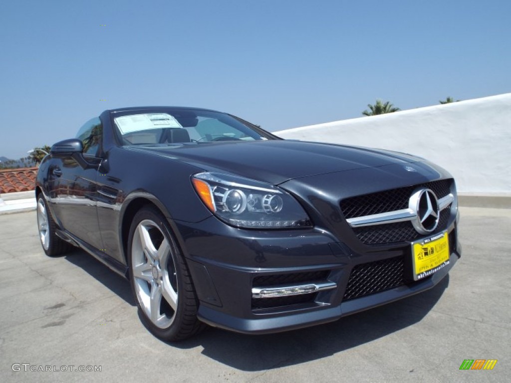 2014 SLK 250 Roadster - Steel Grey Metallic / Black photo #11