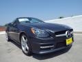 2014 Steel Grey Metallic Mercedes-Benz SLK 250 Roadster  photo #11