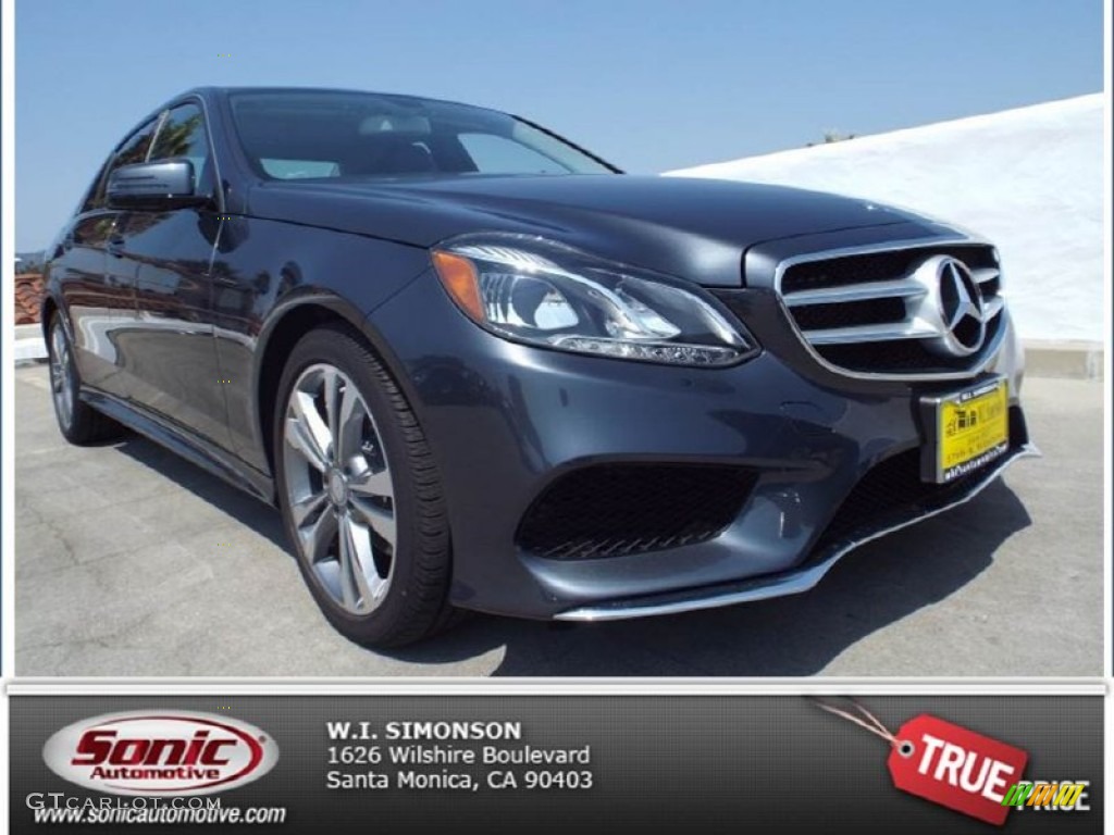 2014 E 350 Sport Sedan - Steel Gray Metallic / Black photo #1