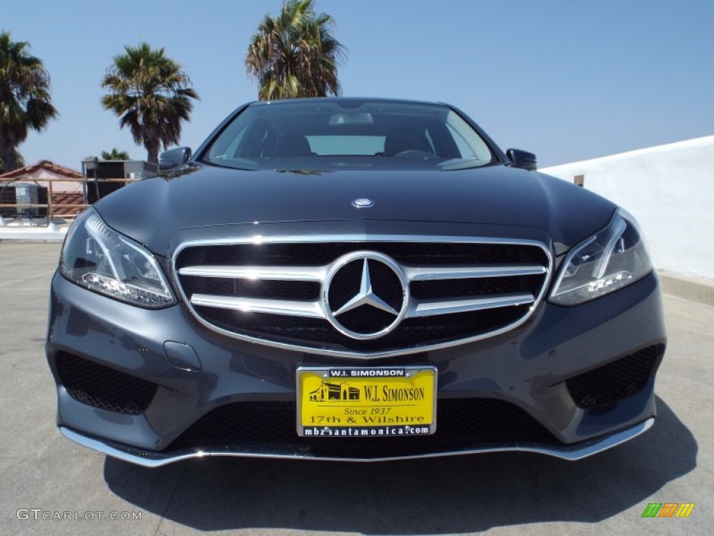 2014 E 350 Sport Sedan - Steel Gray Metallic / Black photo #2