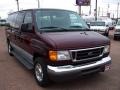 Dark Toreador Red Metallic - E Series Van E150 XLT Passenger Photo No. 22