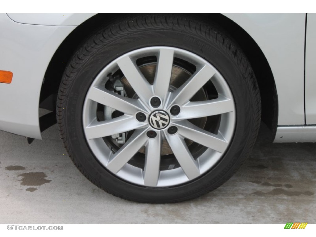 2014 Volkswagen Jetta TDI SportWagen Wheel Photo #85558690