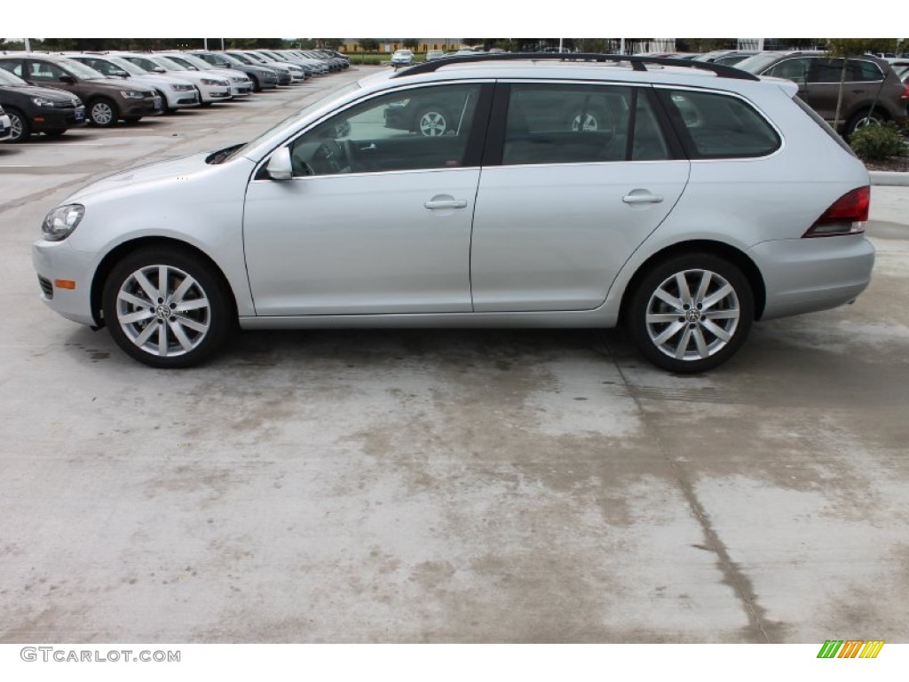 Reflex Silver Metallic 2014 Volkswagen Jetta TDI SportWagen Exterior Photo #85558718