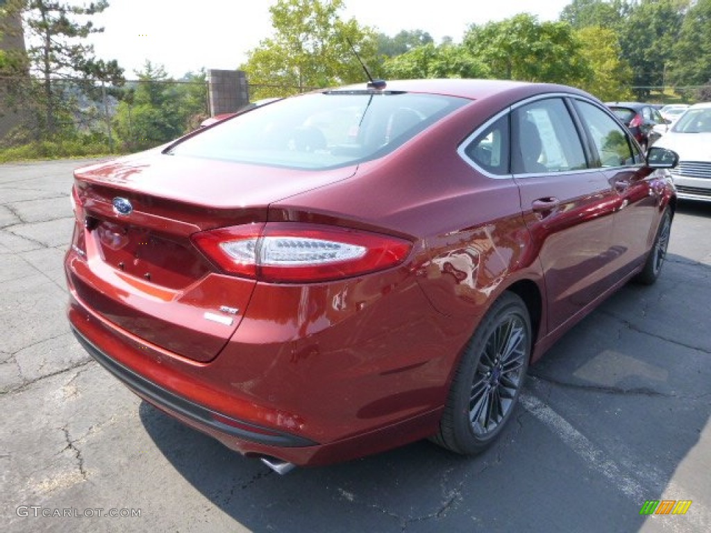2014 Fusion SE EcoBoost - Sunset / Charcoal Black photo #2