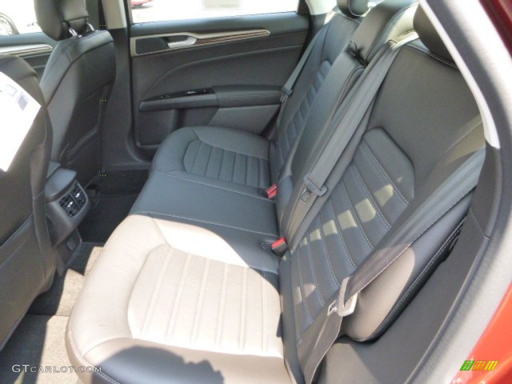 2014 Fusion SE EcoBoost - Sunset / Charcoal Black photo #9