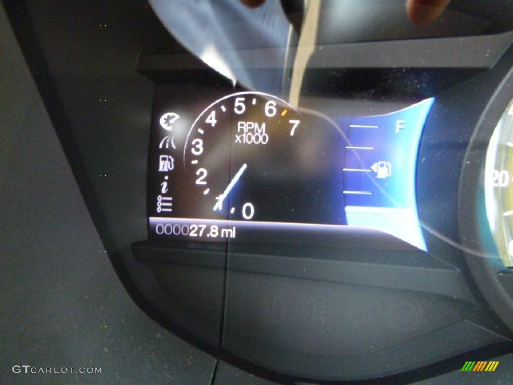 2014 Fusion SE EcoBoost - Sunset / Charcoal Black photo #14