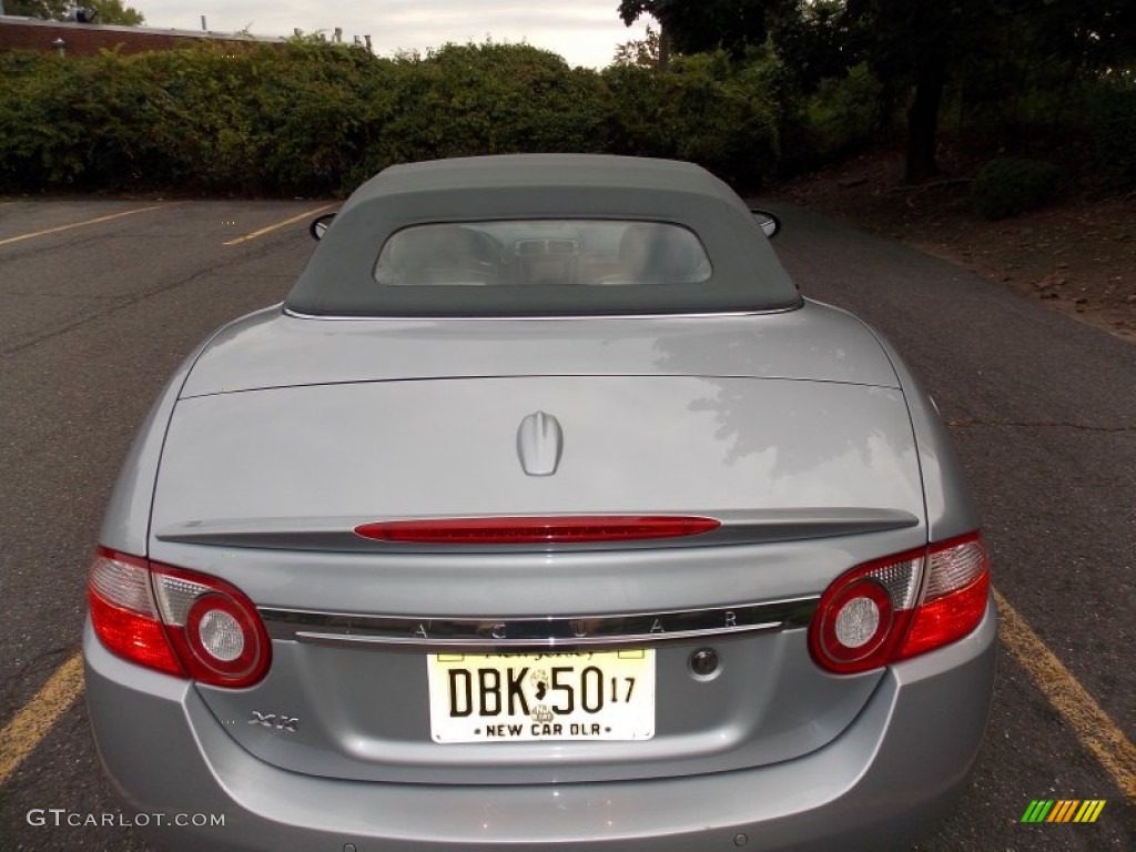 2008 XK XK8 Convertible - Liquid Silver Metallic / Ivory/Slate photo #5